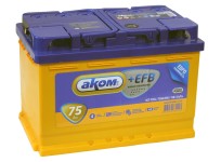 Аккумулятор АКОМ EFB+ 75 R