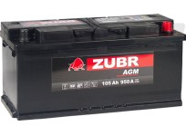 Аккумулятор ZUBR AGM 105 R