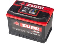 Аккумулятор ZUBR AGM 70 R