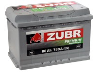 Аккумулятор ZUBR Premium 80 R