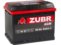 Аккумулятор ZUBR AGM 60 R