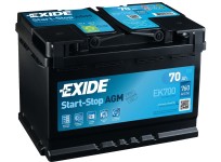 Аккумулятор EXIDE Start-Stop AGM 70 R
